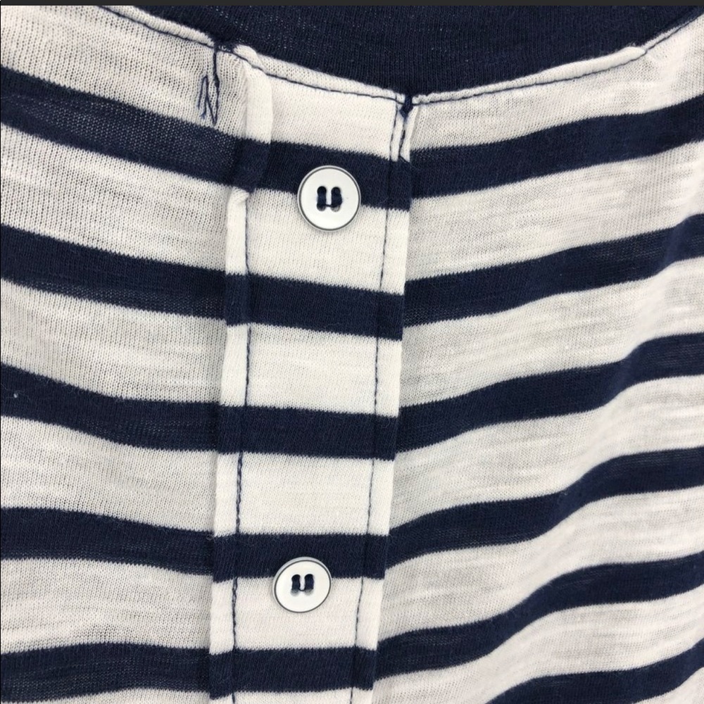 Splendid Cerine Stripes Button Down Back Top - image 2